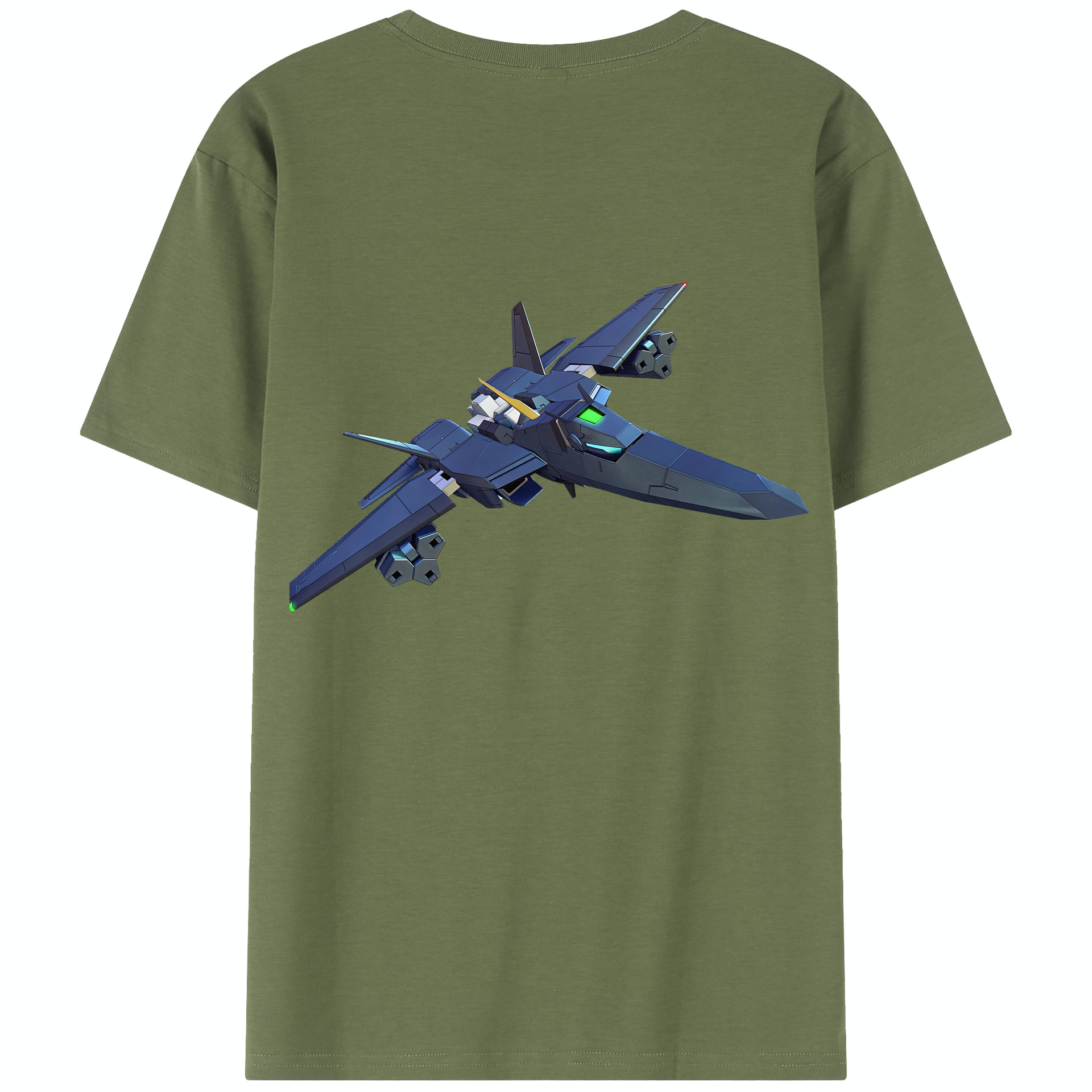 （画像用） 機動戦士ガンダム Mobile Suit Gundam 綿100％半袖Tシャツ（背面プリント）